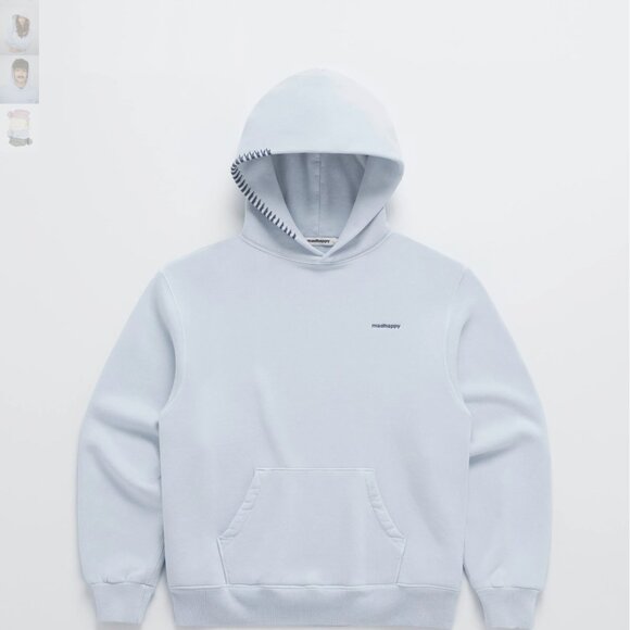 MADHAPPY Slate Blue Classics Fleece Hoodie in Large - Picture 5 of 8